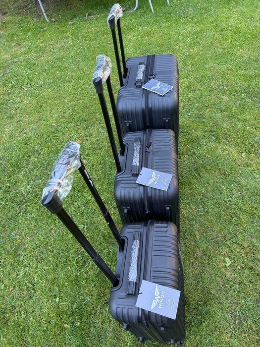 Валіза дорожня на 4х колесах Чемодан з полікарбонату 38л 63л 97л WINGS