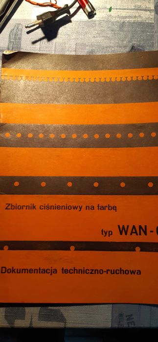 stara dtr zbiornik ciśnieniowy na farbę WAN-Ca dla kolekcjonerów