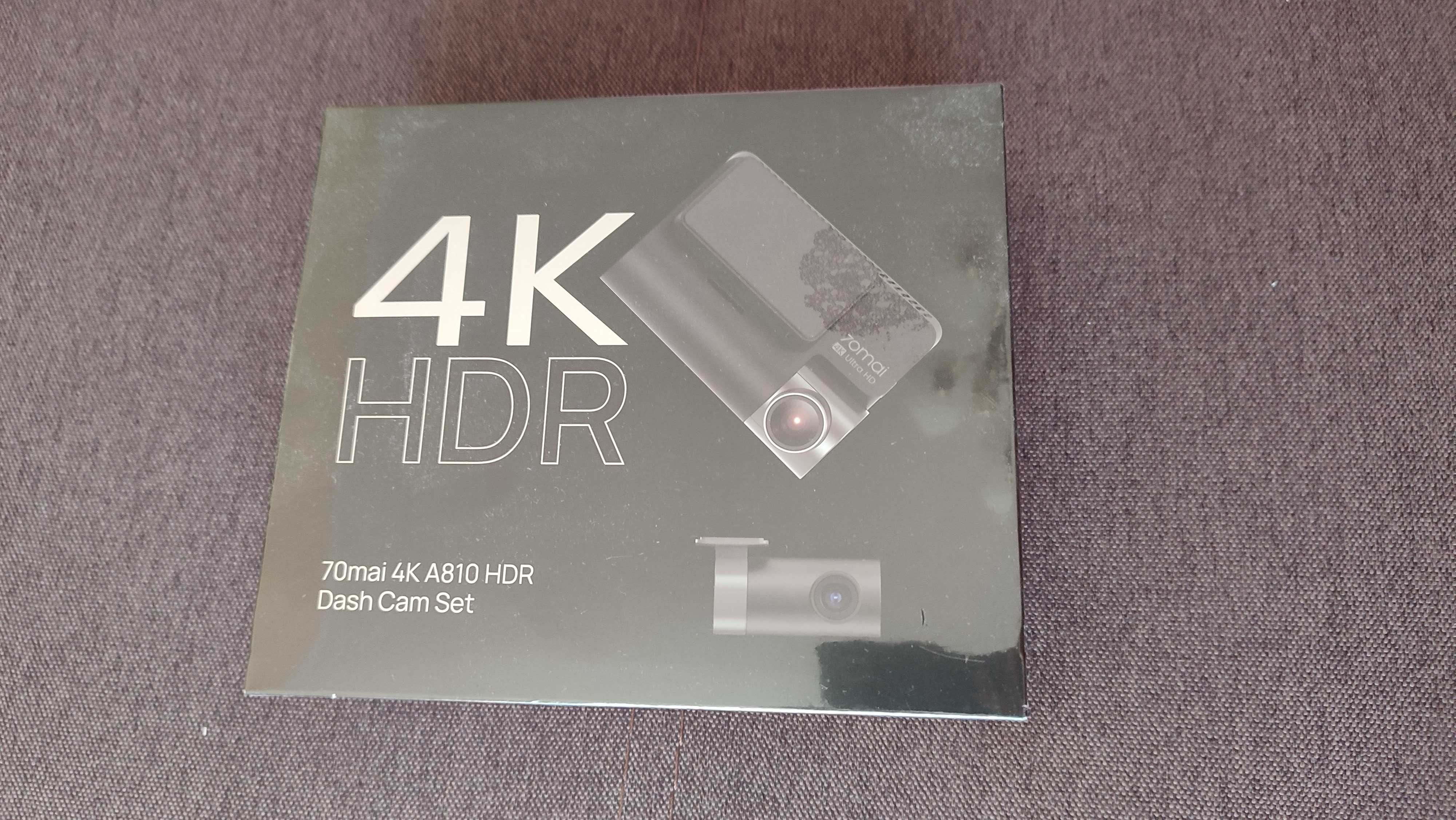 Відеореєстратор 70mai HDR Dash Cam Set 4K A810-2 + задня камера