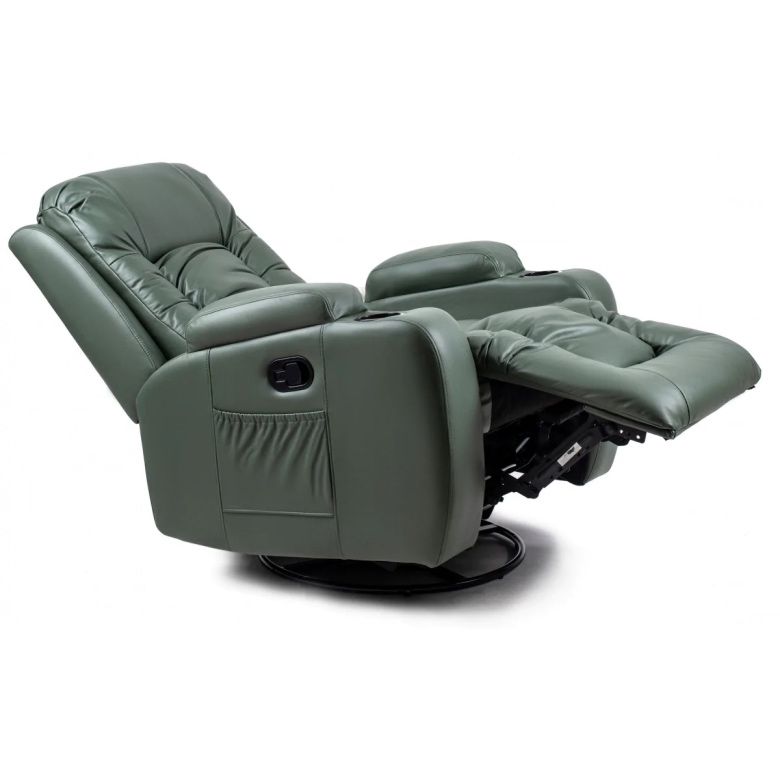 Крісло масажне багатопозиційне розкладне MEBEL ELIT BOX | ЧОРНИЙ