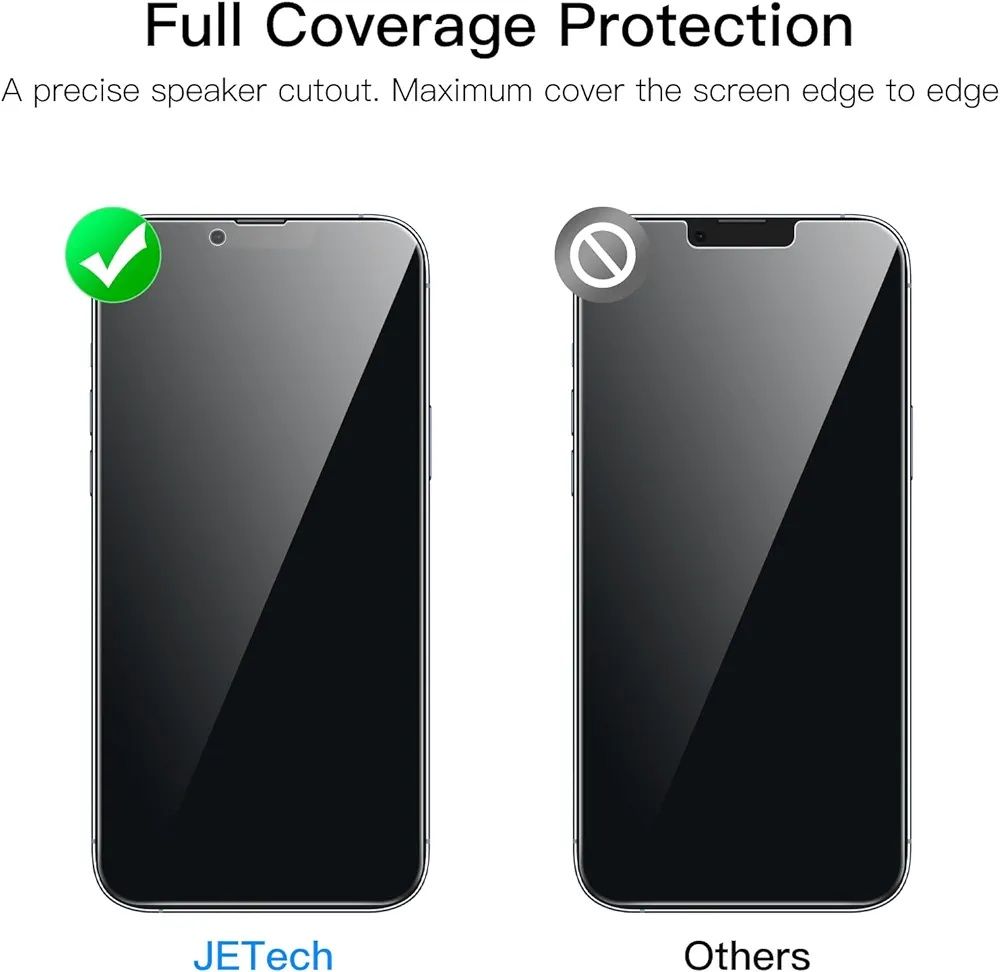 Jetech szkło hartowane 2 szt. 9h Do iphone 13 pro max 6.7 cala