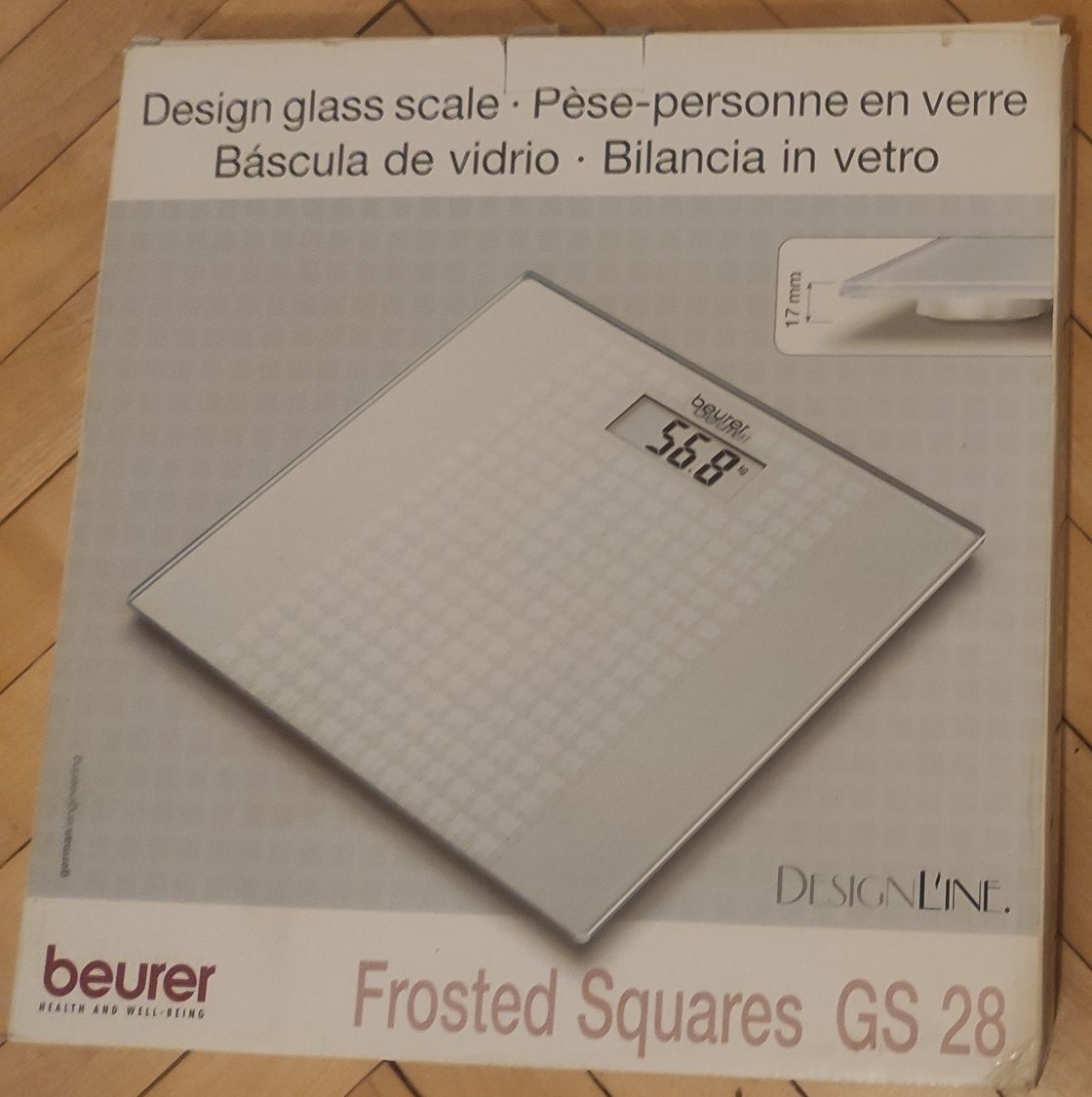 Ваги beurer frosted squares gs 28