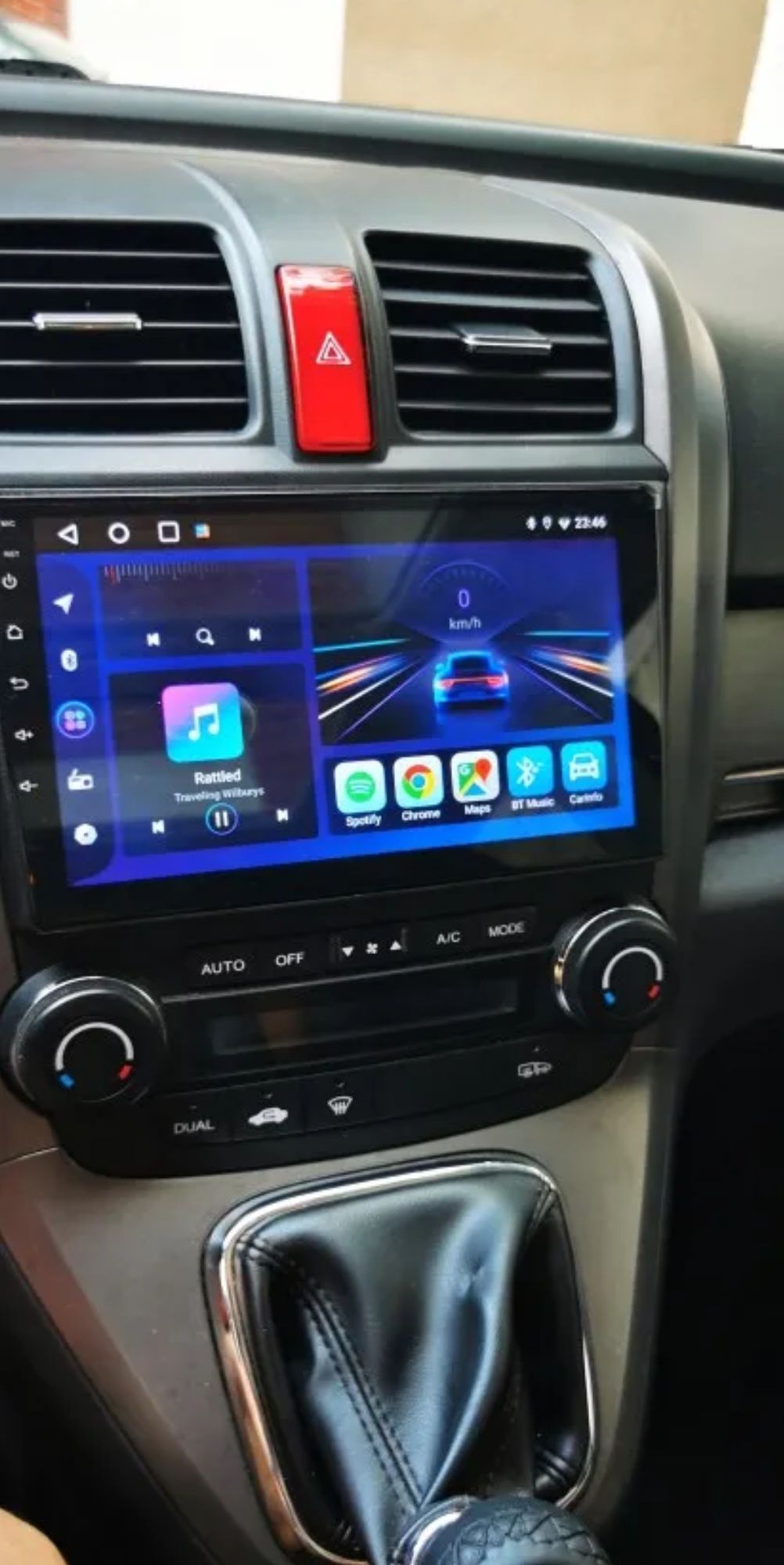 Rádio Android 12 com GPS Honda CR-V (Novo)