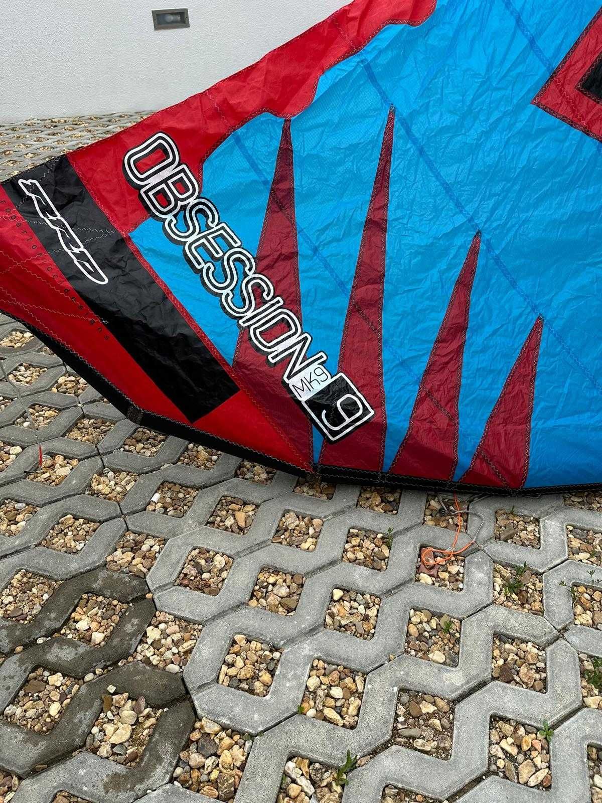 Kitesurf RRD OBSESSION 9 mt Completo ( Barra + Bomba)