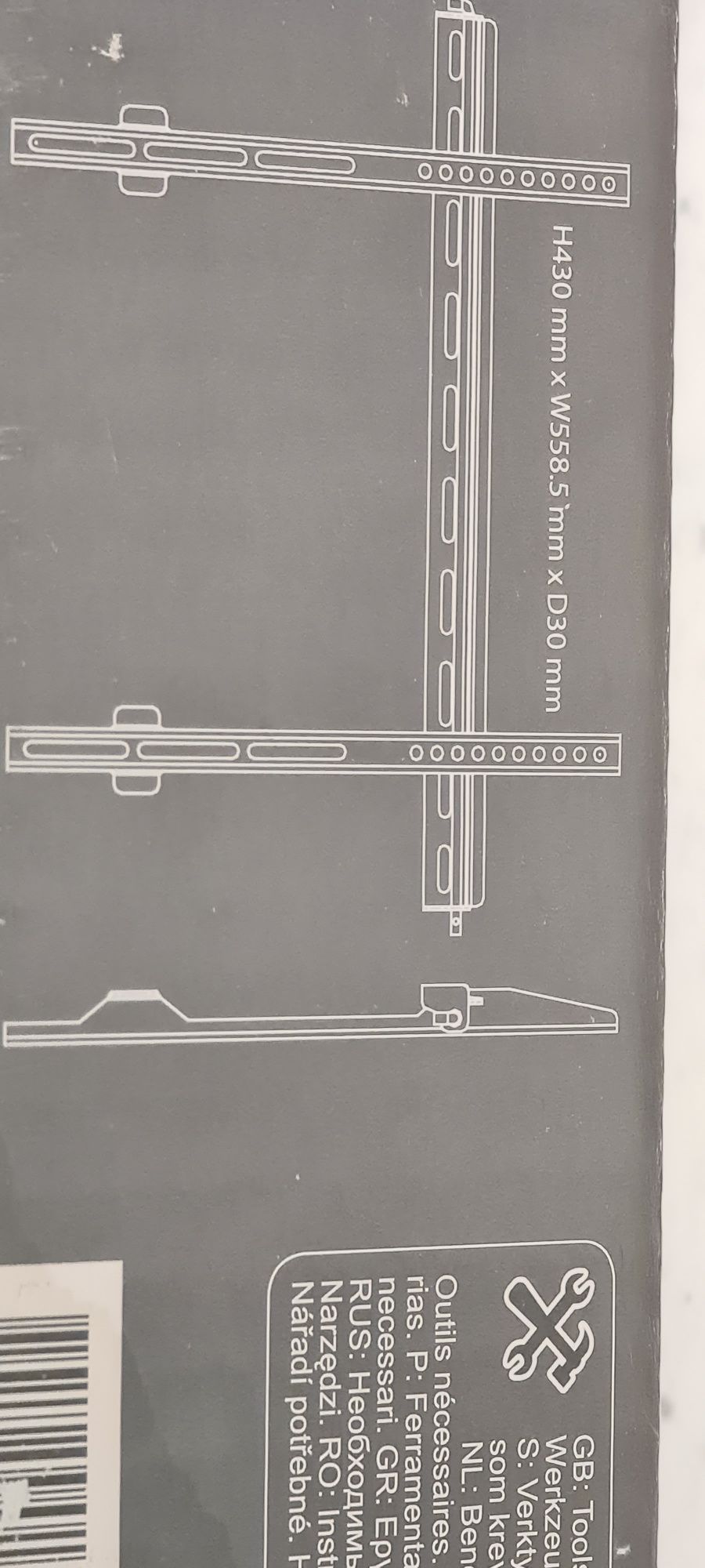 Suporte de Parede Montagem Fixa Universal 26 a 37