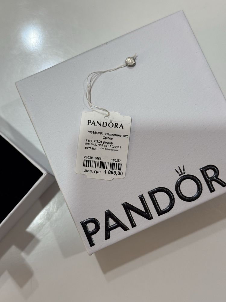 Pandora срібна намистина ОРИГІНАЛ
