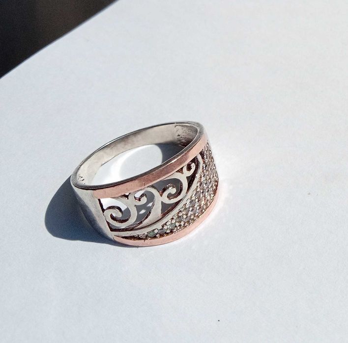 Вінтажне Кольцо перстень срібло 925 проба 18,5 розмір, вінтаж