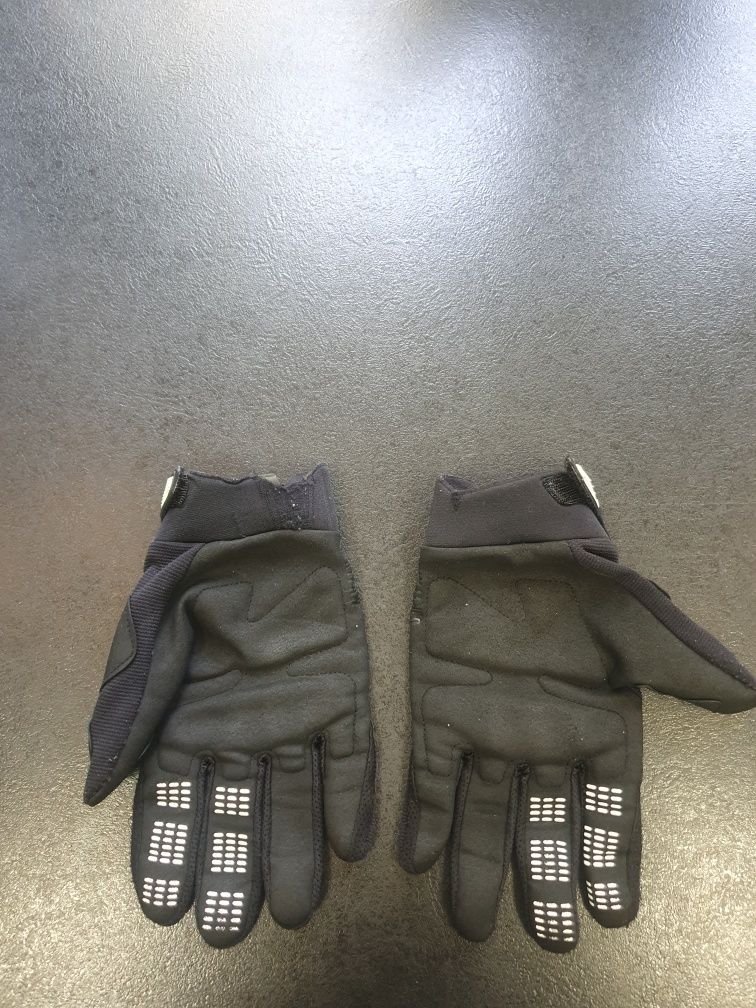 Rękawiczki enduro FOX DIRTPAW BLACK/BLACK/WHITE czarny biały