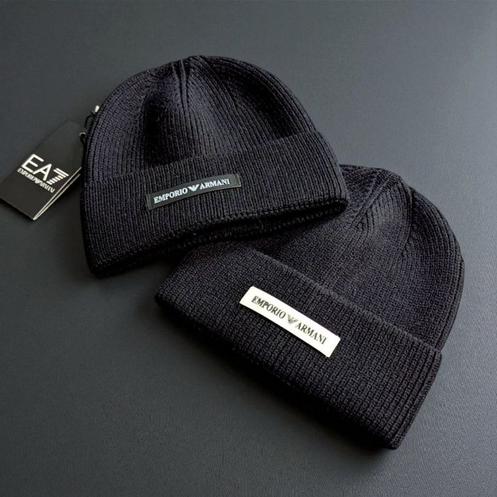 Чоловіча зимова шапка louis vuitton the north face amiri ami