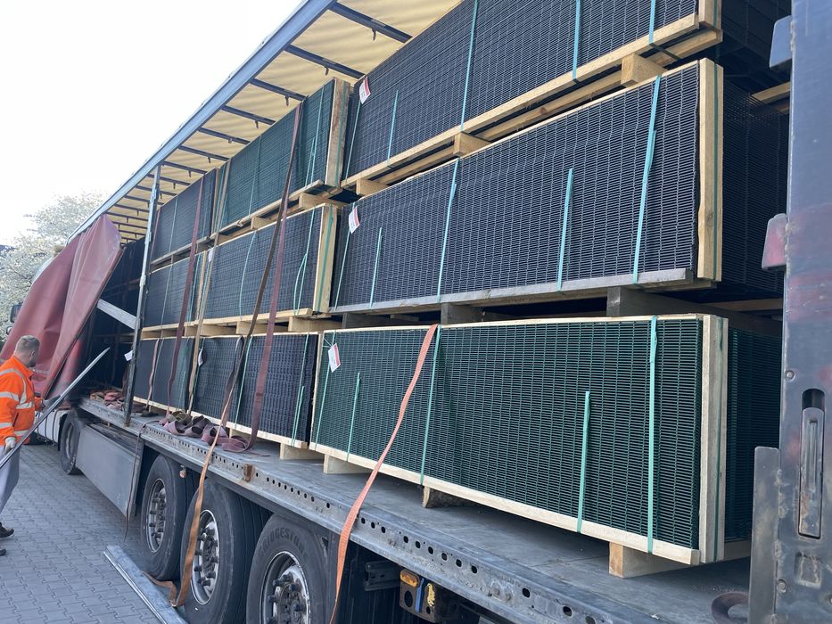 Panele Ogrodzeniowe 123 cm fi 4 / Wyprzedaż