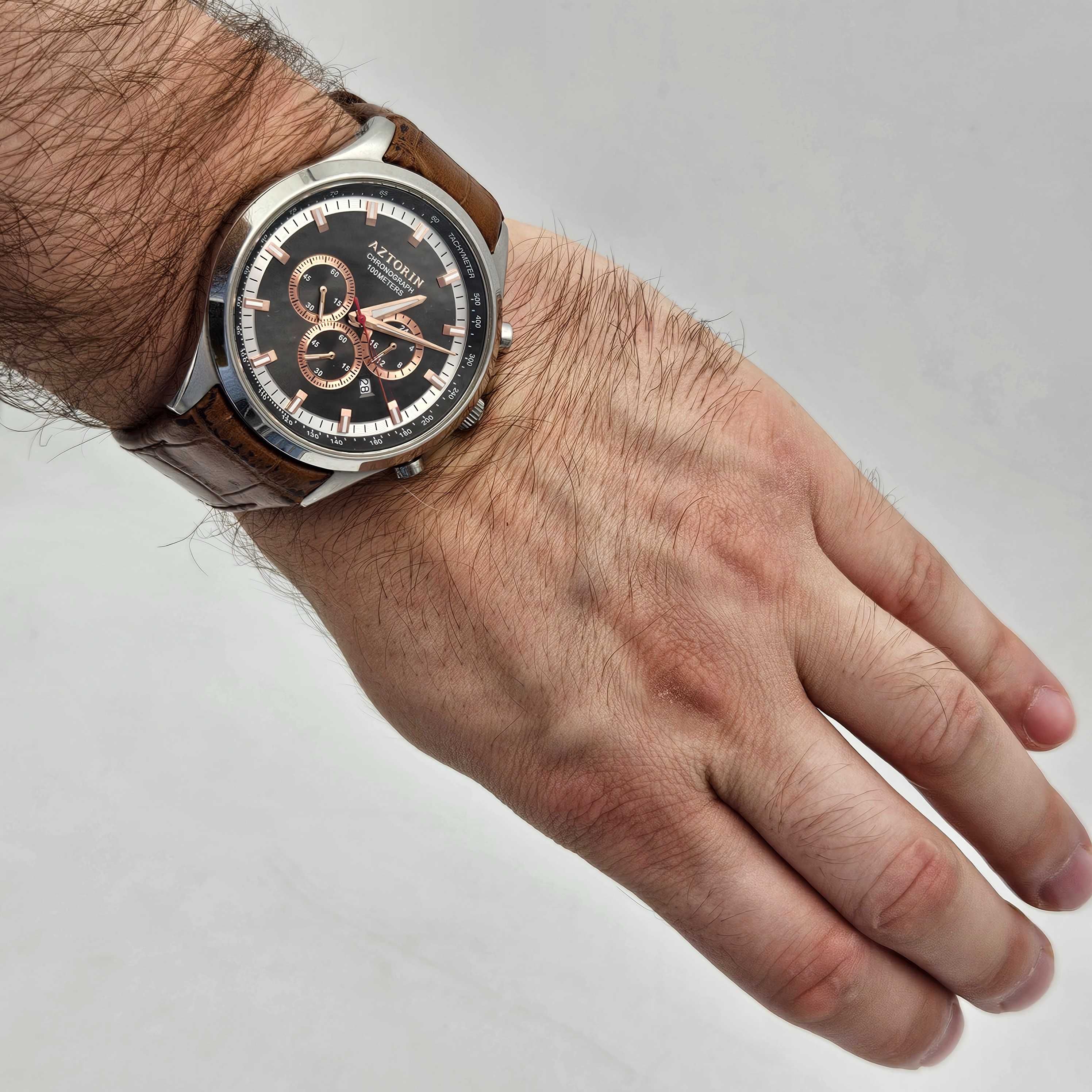 Zegarek AZTORIN Sport Chronograf A047.G199 Szafirowe Szkiełko