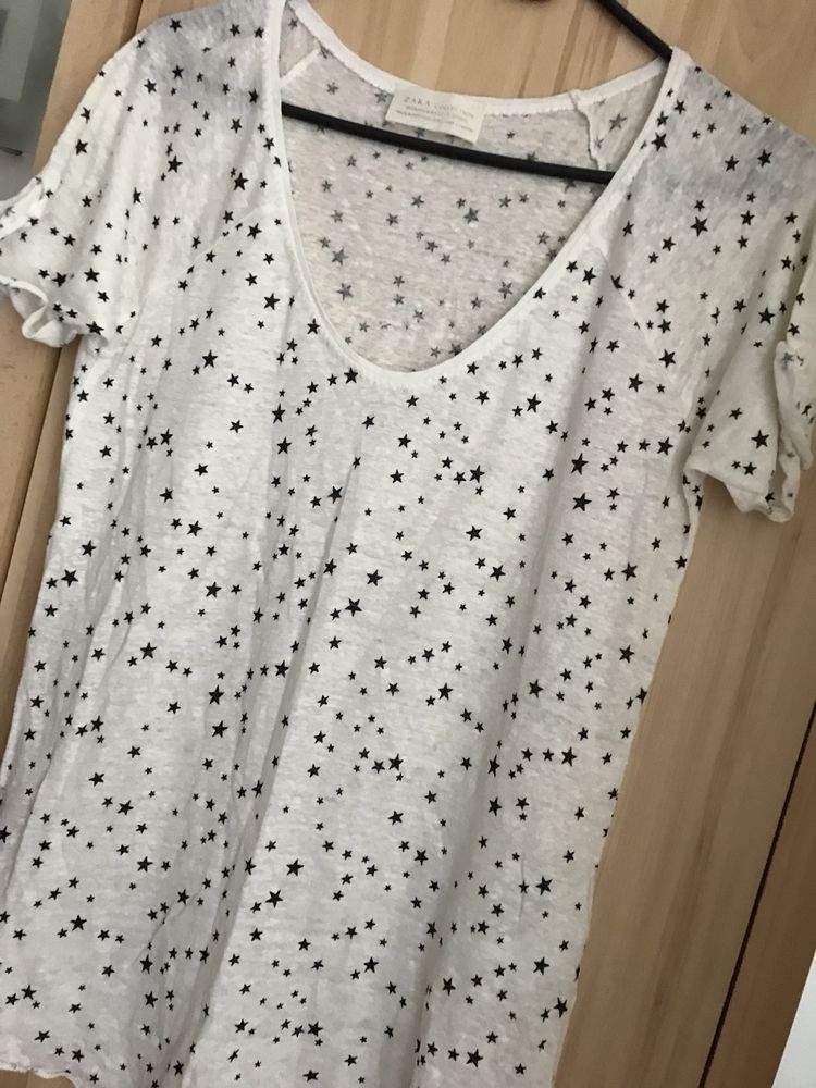 Bluzka Zara lniana
