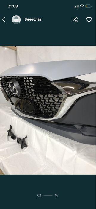 Mazda 3 BP 2019 2023 телевізор жалюзі передня панель mazda CX30 CX-30