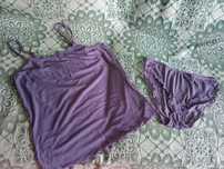 Conjunto roupa interior novo, lilás