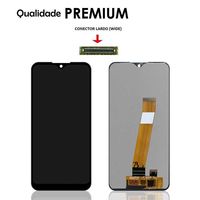 Ecrã LCD + Touch para Samsung Galaxy A01 Conector Largo (OEM) PREMIUM