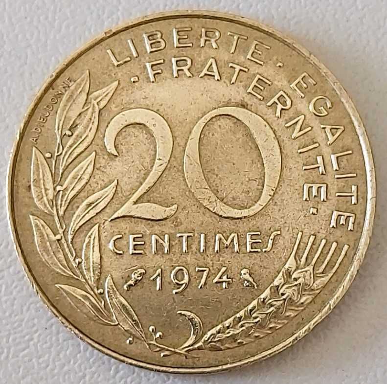 20 Cêntimos de 1974 de França