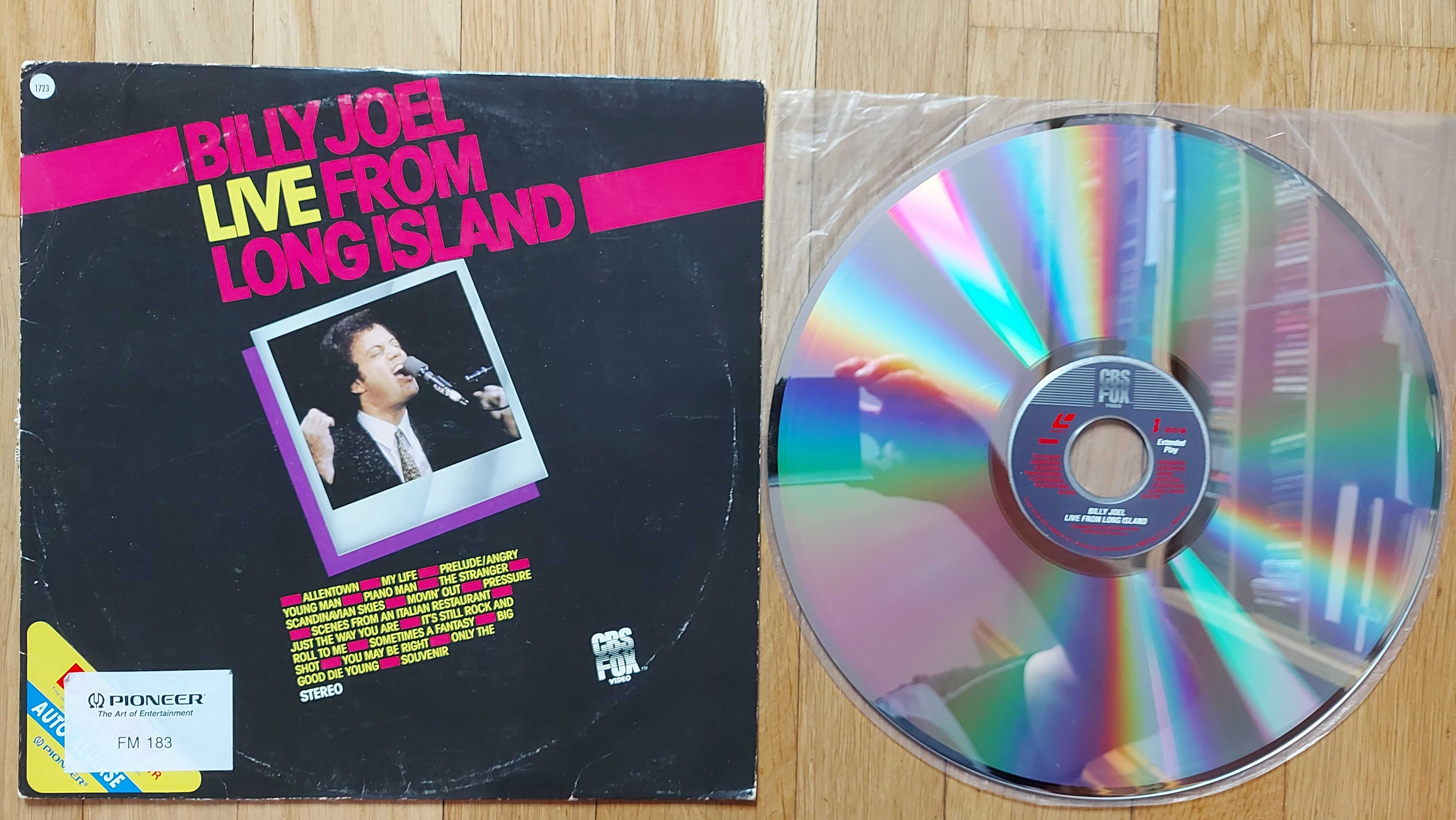 Laserdisc Billy Joel Live From Long Island  1984  US (VG+/VG+)