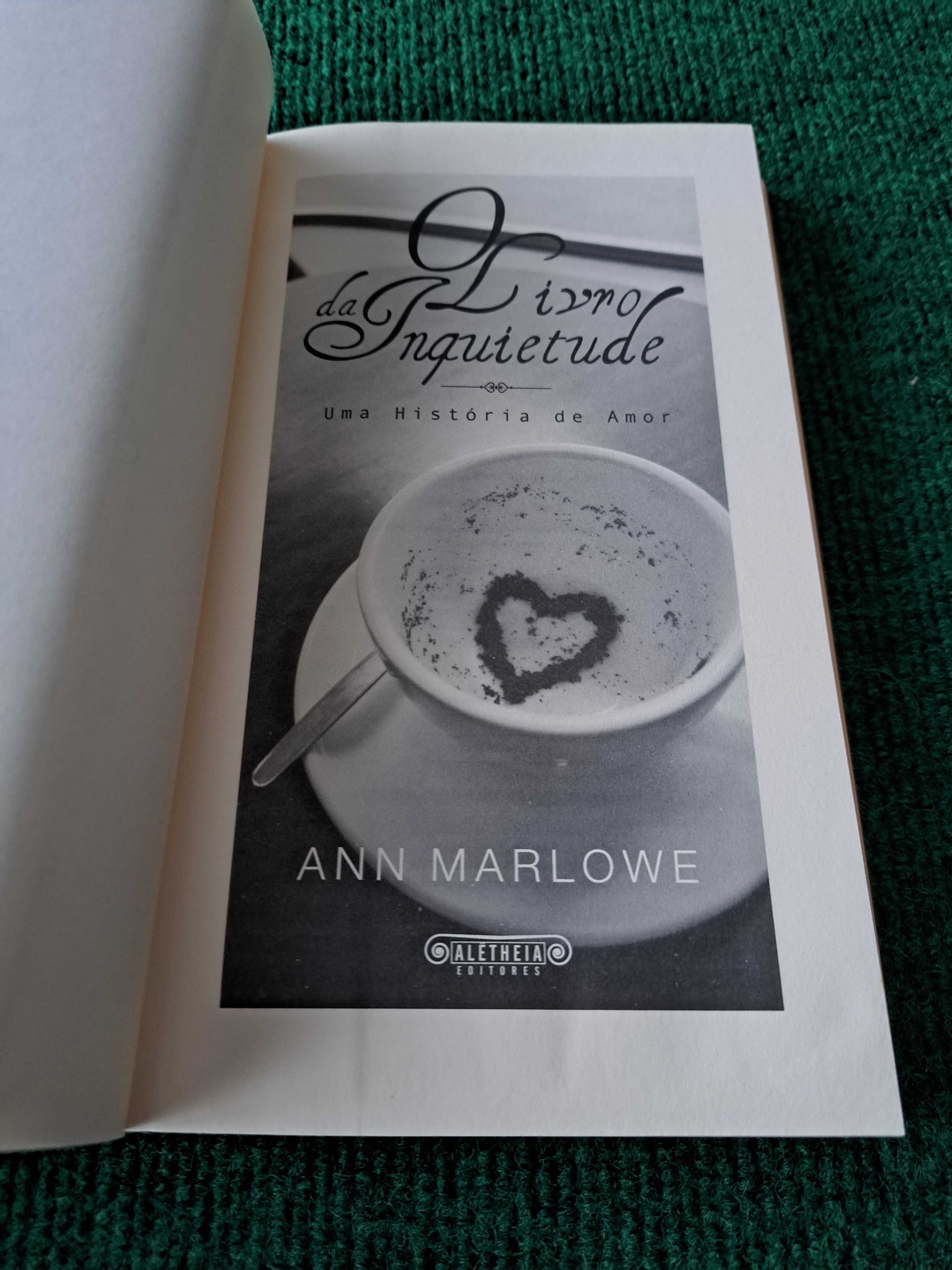 O livro da inquietude - Uma história de amor - Ann Marlowe