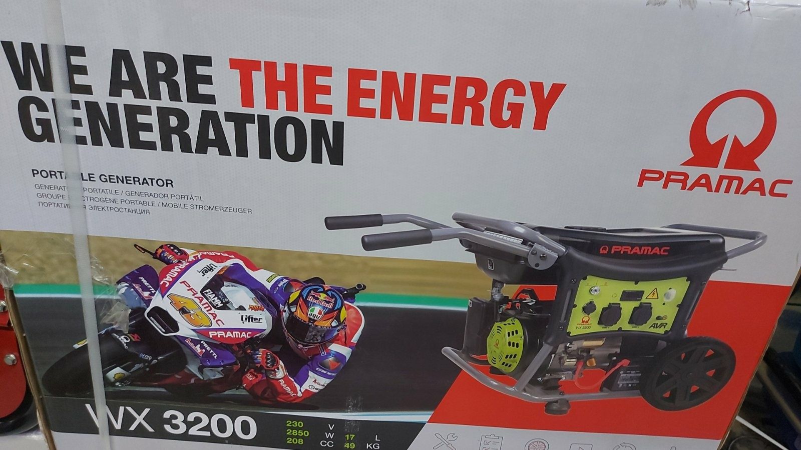 Генератор PRAMAC 3200, Італія!Масло в подарок!