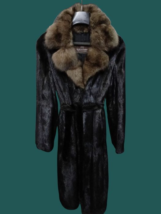 Marco Varni. Дл 115см. Норковая шуба с соболем. Натуральная шуба