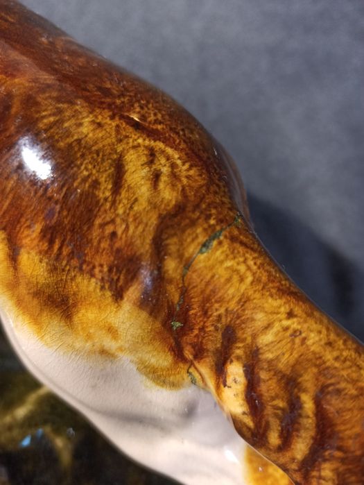 Duża Figurka Psa myśliwskiego z kaczką