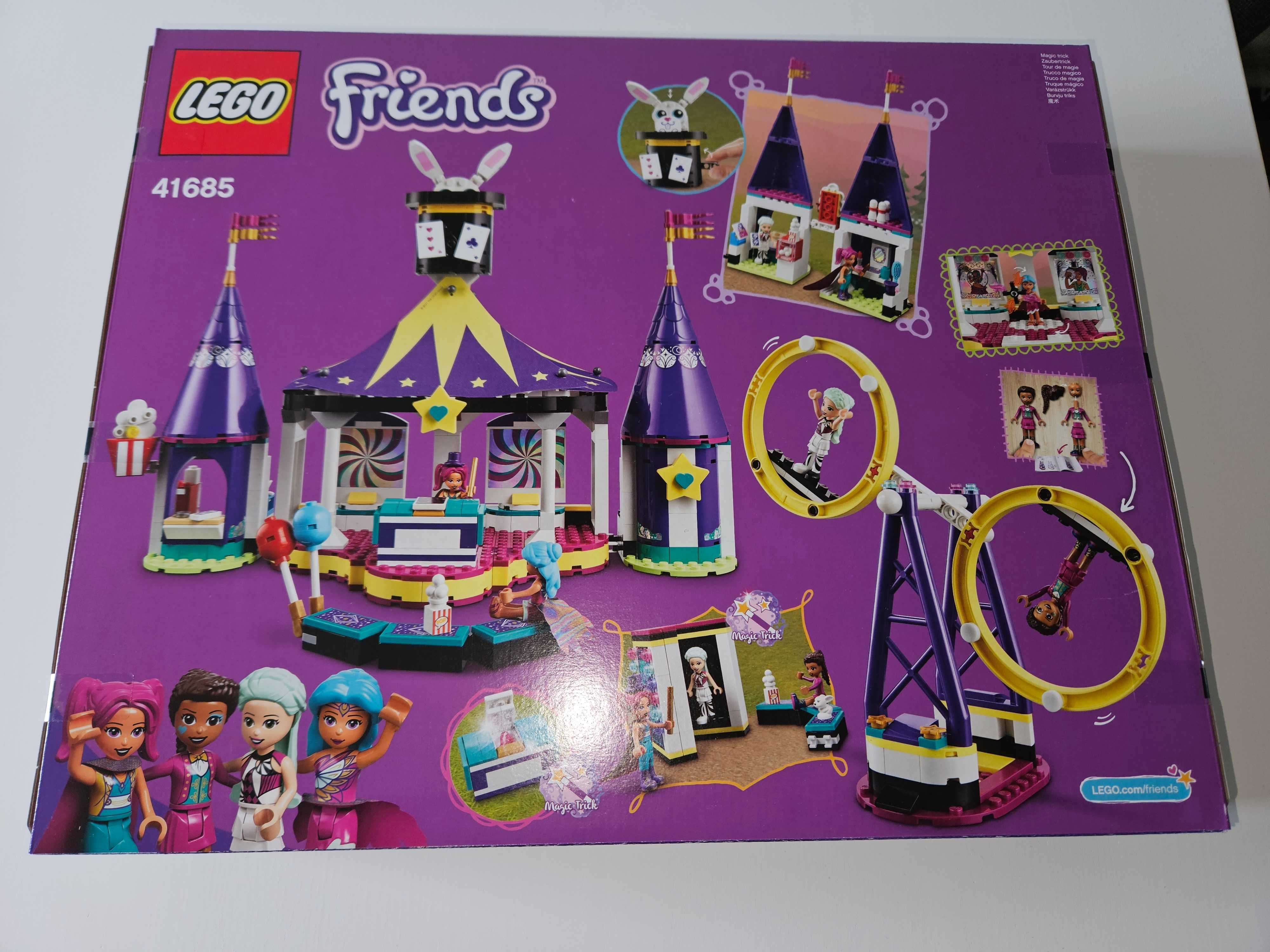 LEGO Friends 41685 Magiczne wesołe miasteczko z kolejką górską