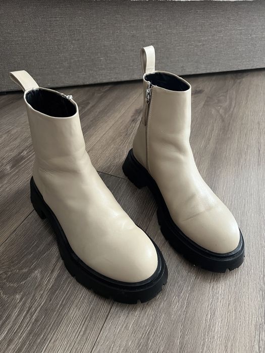 Черевики Zara шкіра 39