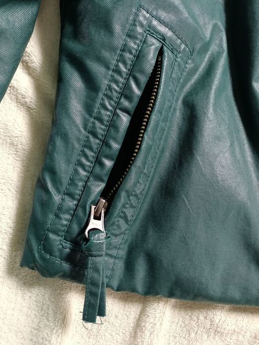 XS/S ramoneska a'la skóra kurtka ocieplana przejściowa jesienna okazja