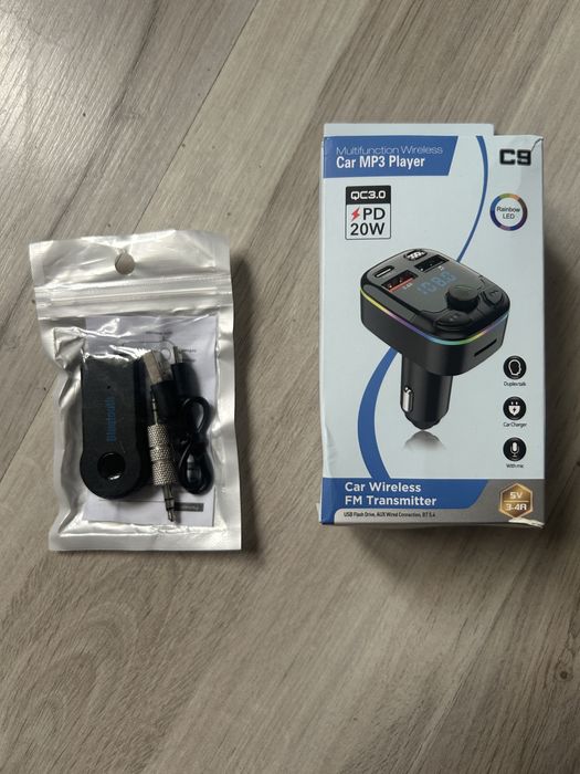Transmiter Bluetooth samochodowy nadajnik gniazdo zapalniczki