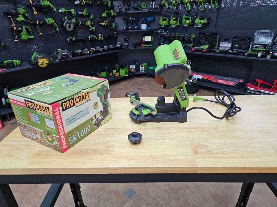 Станок для заточки Цепей ProCraft SK-1000 Оригинал 36мес Гарантия