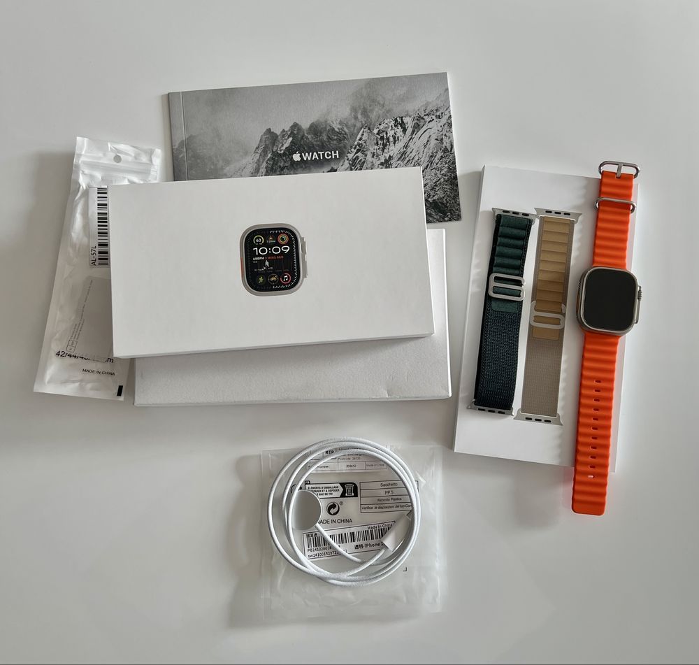 Apple Watch Ultra 2 Tan Alpine Loop M+Paski+Szkło, sklep X-KOM