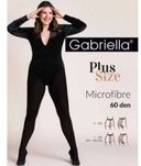 Rajstopy plus size czarne 60 den rozmiar 8/9