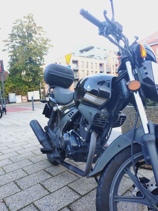 Motocykl Romet ZK125FX, gotowy do jazdy