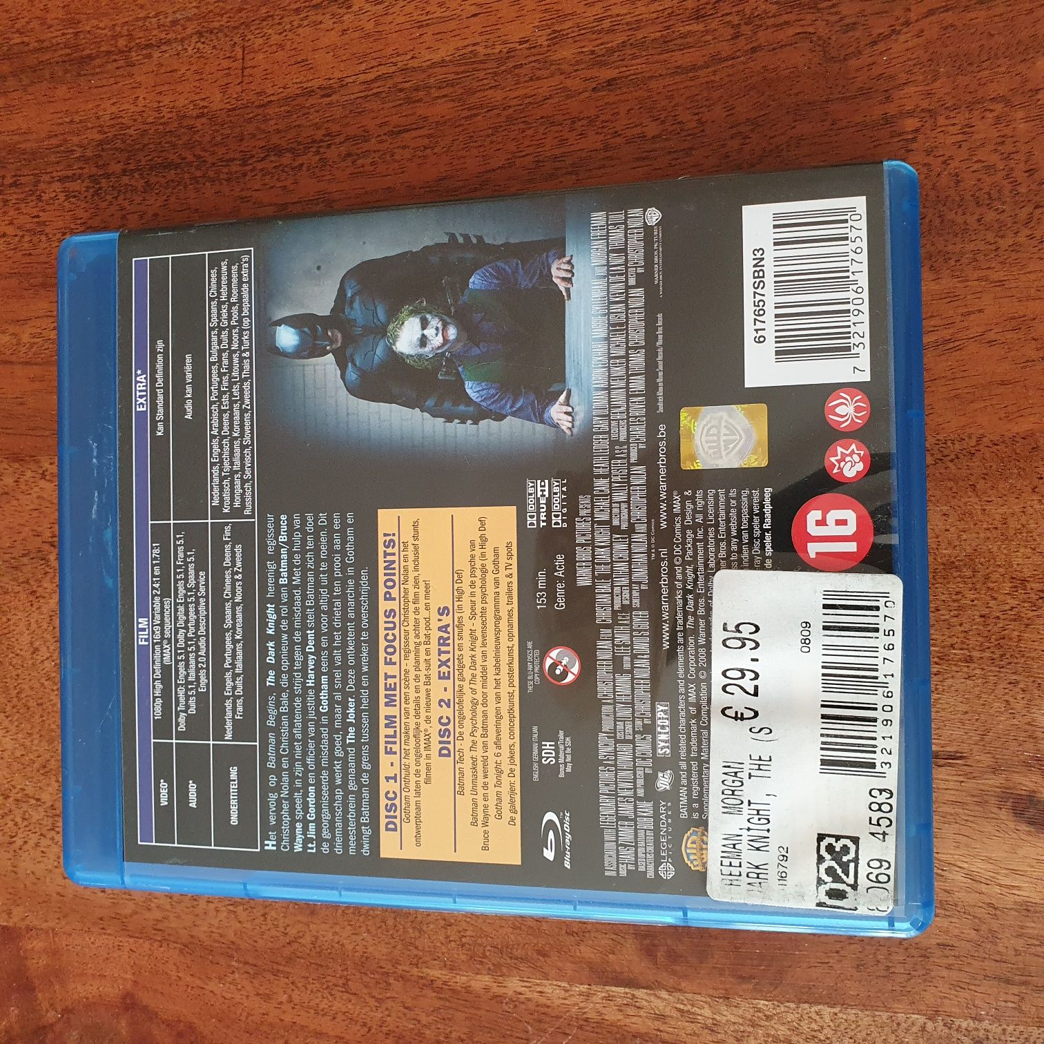 Bluray, The Dark Knight, Edycja Specialna 2 plyty