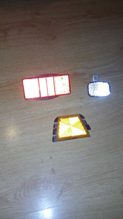 3 Odblaski rowerowe - zestaw, przednie, tylne i na koło. Zapraszam