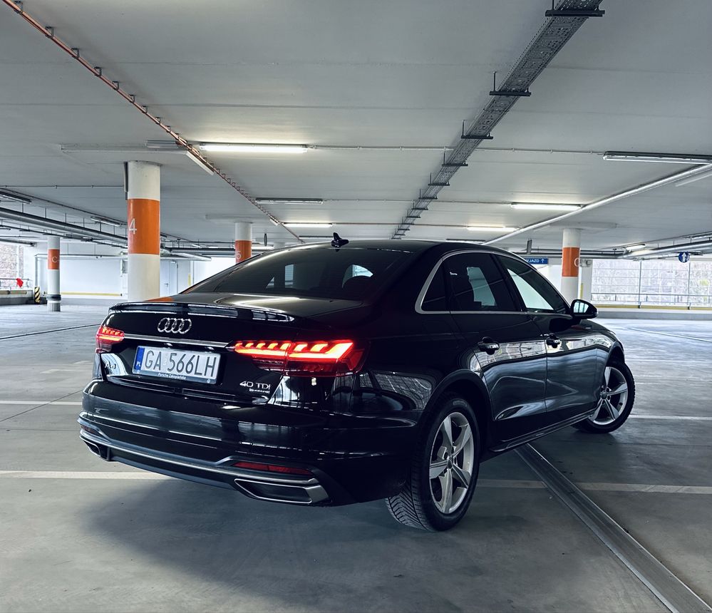 18 aut /od 4000zł msc / Wynajem samochodu Audi A4 40tdi Quattro