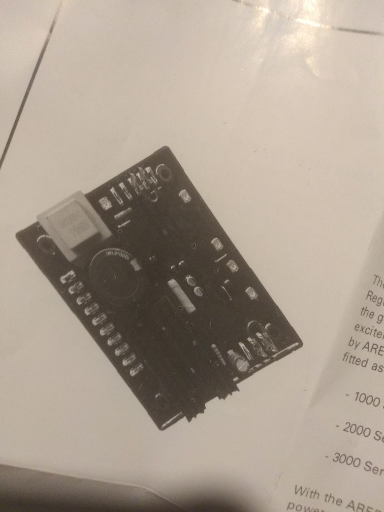 R438 AVR Leroy-Somer Regulator Napięcia AVR