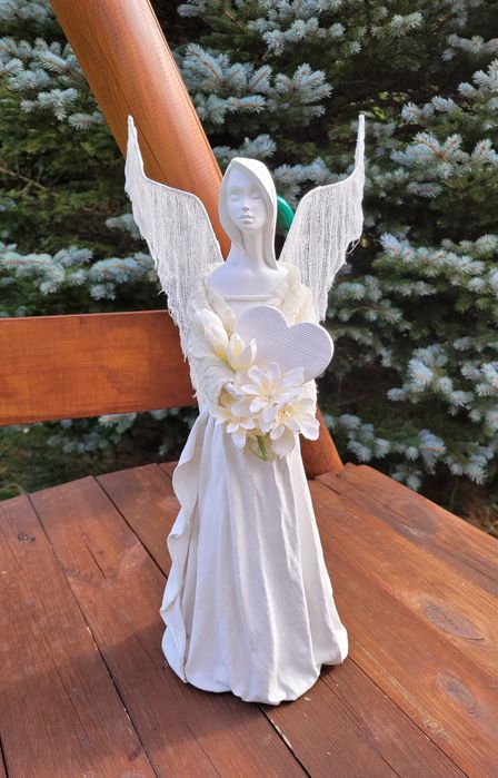 Anioł gipsowy powertex 44cm