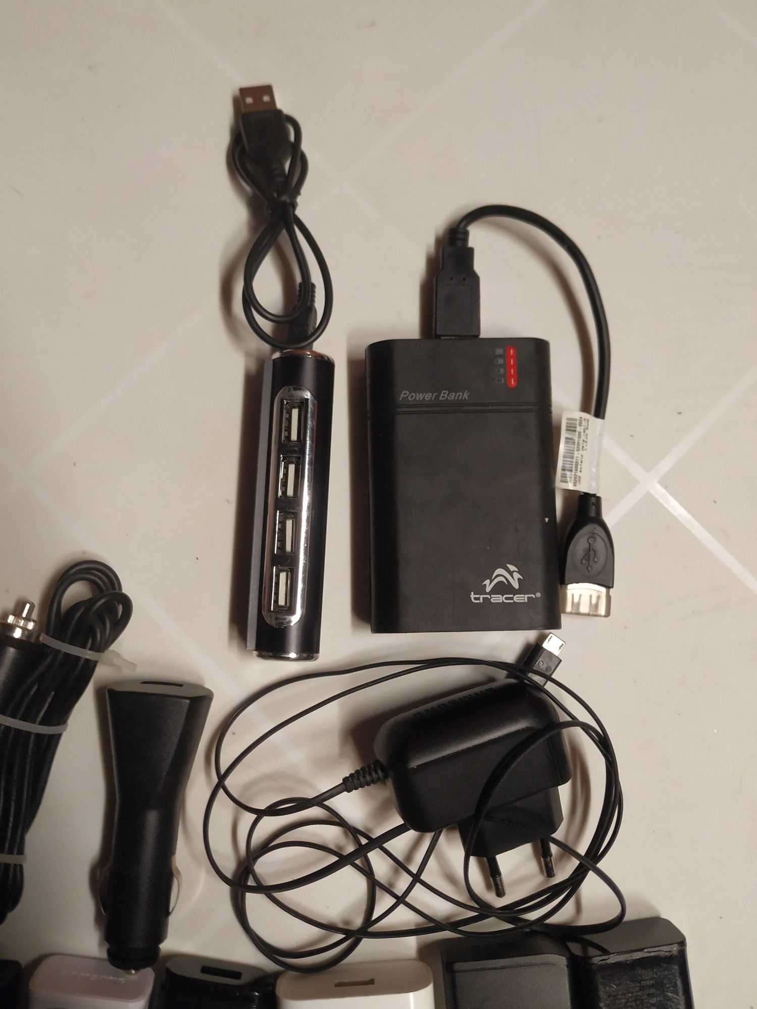 Ładowarki do telefonów, zasilacze, Samsung,LG,Xiaomi,Sony USB, 13 sz