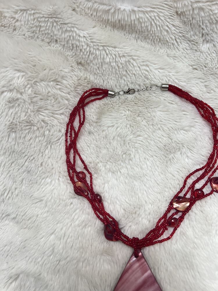 Naszyjnik masa perłowa boho etno muszla seashell etniczny bohemian 26