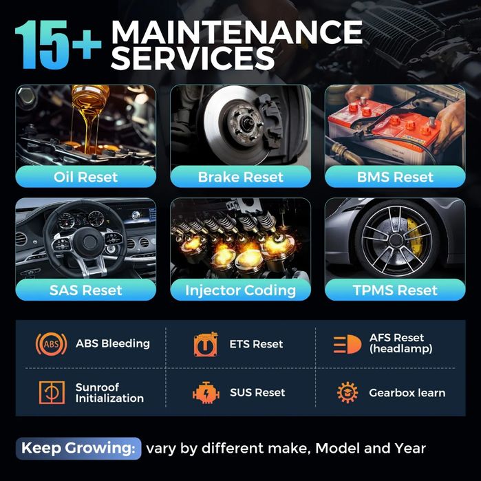 Scanner de diagnóstico OBD2 Kingbolen Ediag Elite com App NOVO