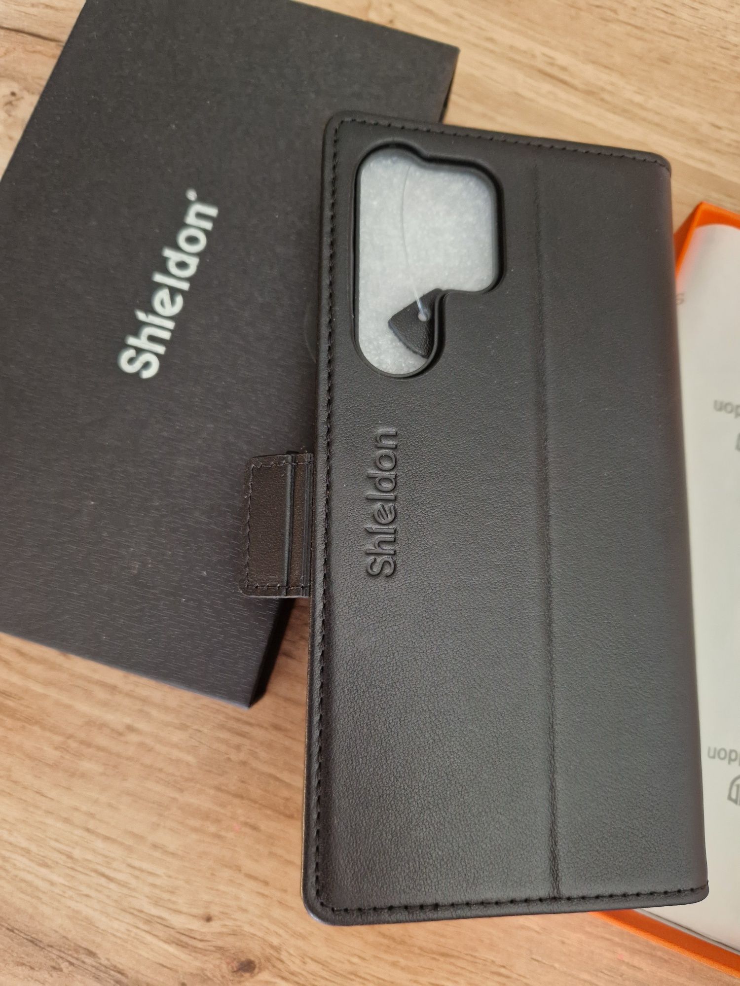 Etui z klapką Shieldon do Samsung Galaxy S23 Ultra Shieldon (nowy)