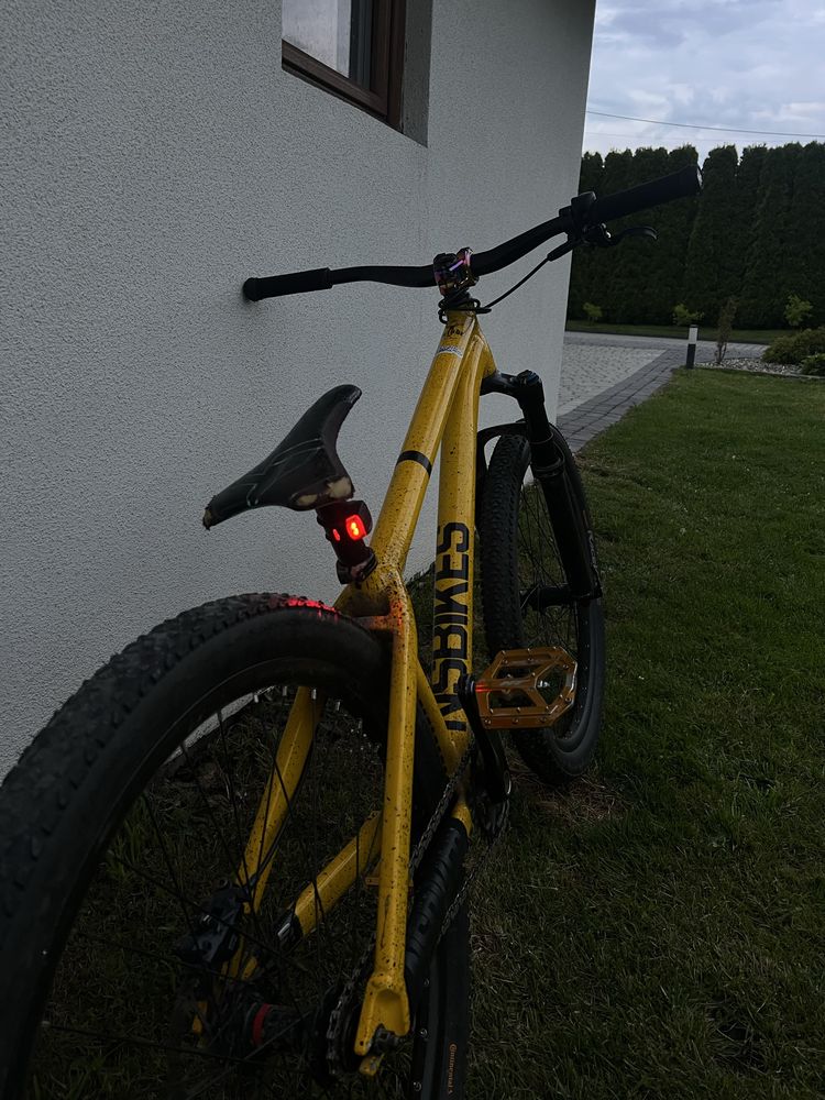 Ns bikes decade v2 yellow splash (rower dirt)