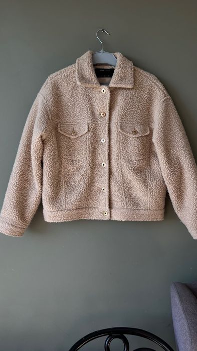 Damska kurtka-koszula pluszowa Sinsay