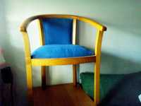cadeira  oval azul