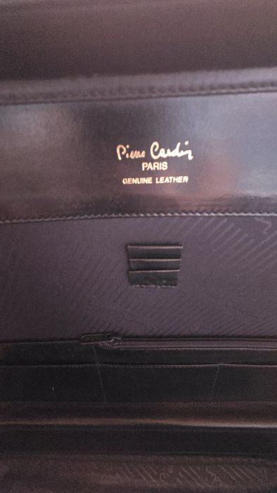 Mala Pierre Cardin de pele