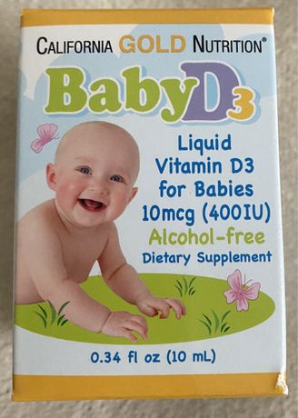 Витамин Д3 для детей , Gold Nutrition , США