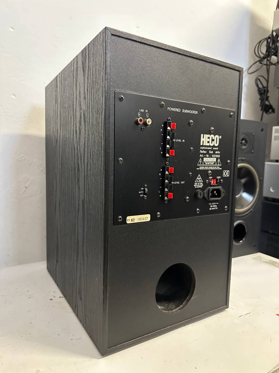 120 W ! Subwoofer aktywny HECO 12210