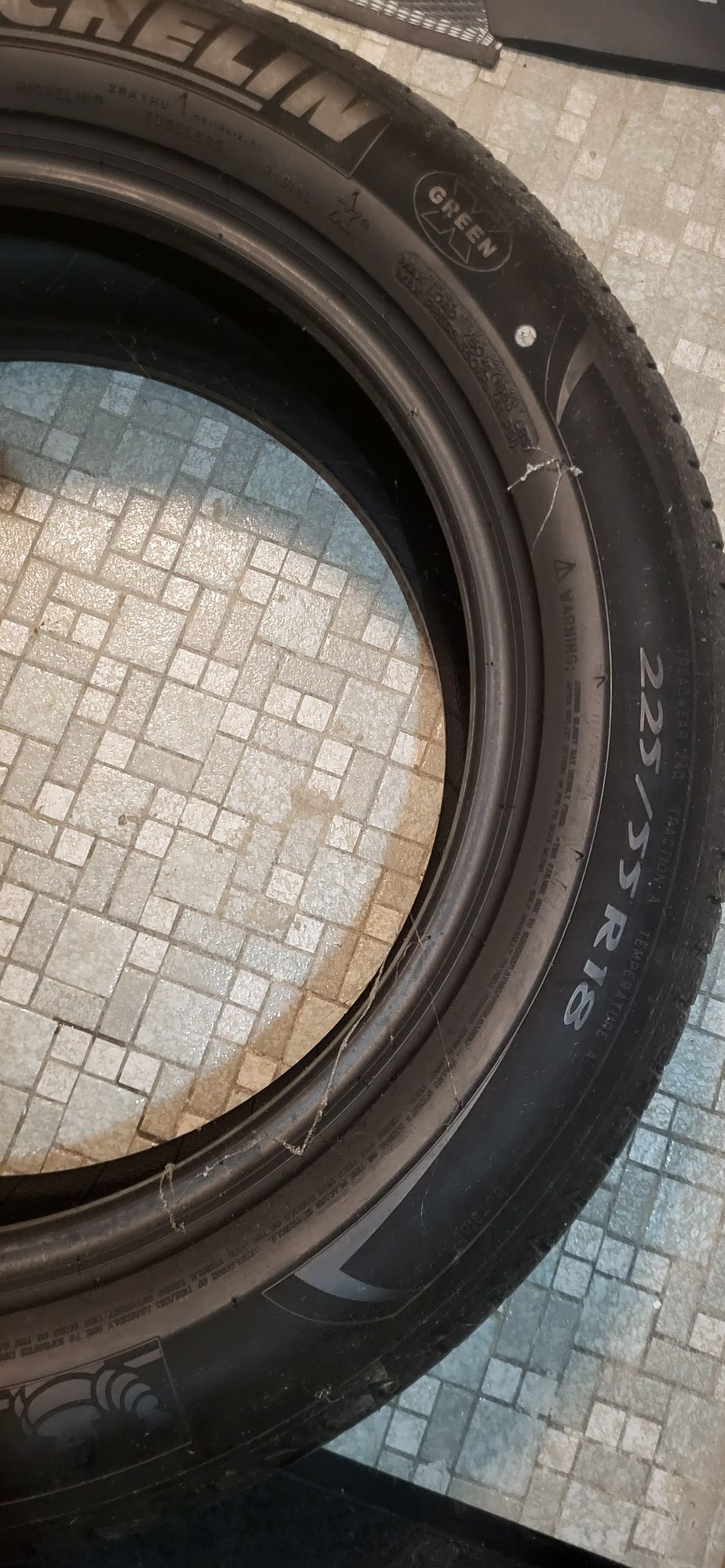 4шт 225 55 r18 98v 7.1мм рік 19 Michelin шини резина 215 50