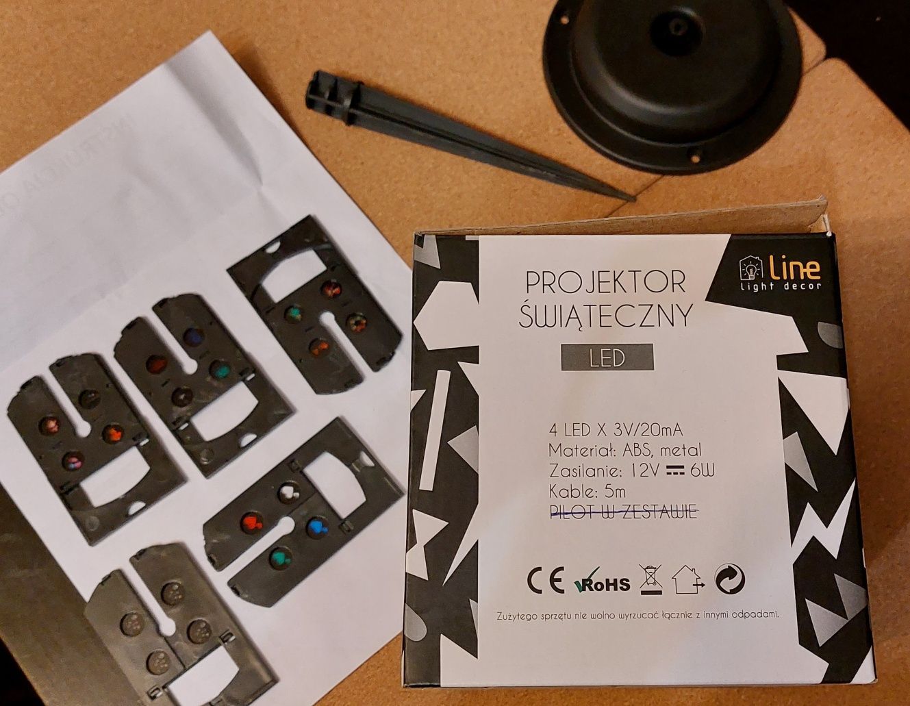 Projektor świąteczny LED zew. i wew.